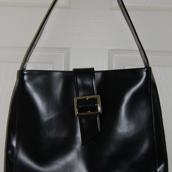 NWOT Lancome XL Black Shoulder Bag - Picture 2 of 11